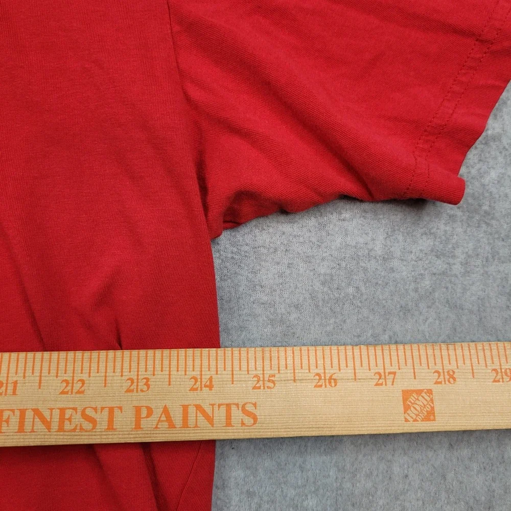 Jordan T-Shirt Mens XXL‎ Red Jumpman Air Graphic Short Sleeve Cotton Tee
